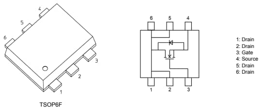 Toshiba SSM6x N- & P-Channel MOSFETs